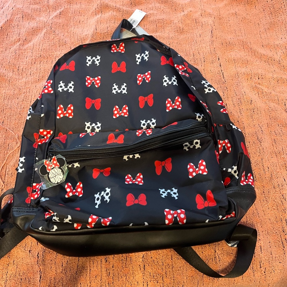 Disneyland resort Minnie Mouse bow backpack